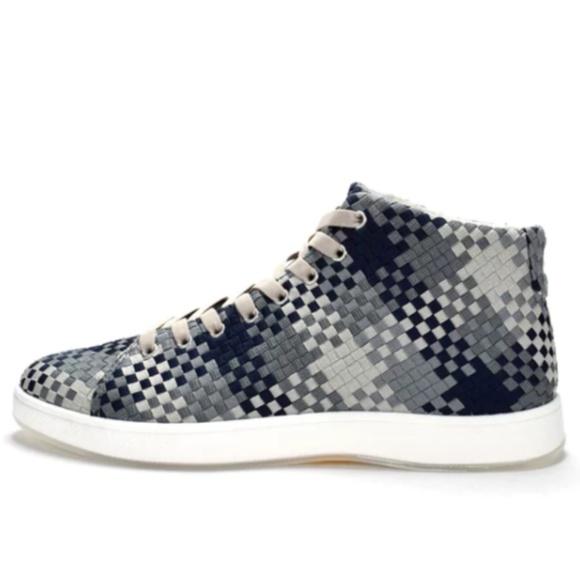 Aureus Men's Lux Mid-Top Quilted Slip-On Sneaker - Picture 2 of 5